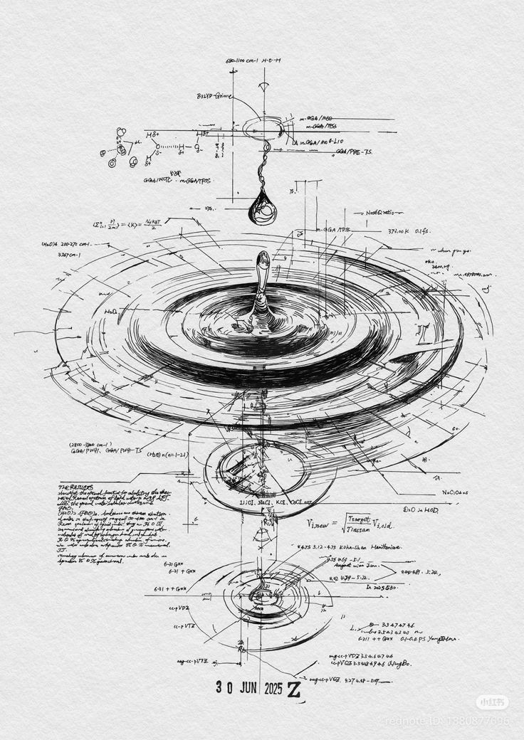 Annotated work diagram